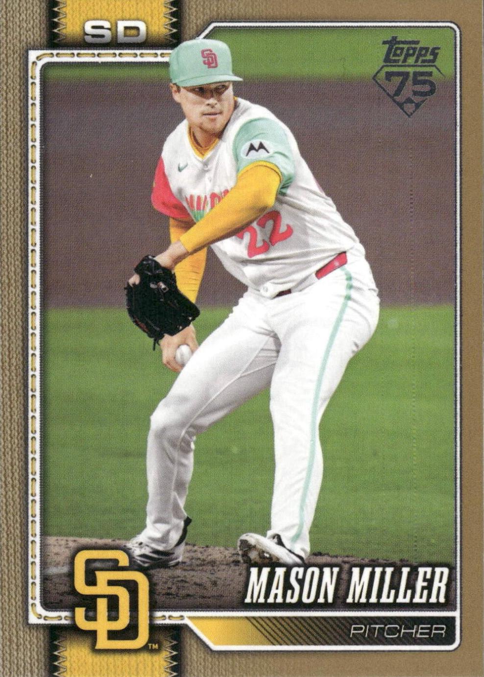 2026 Topps Mason Miller [Gold] #179 card