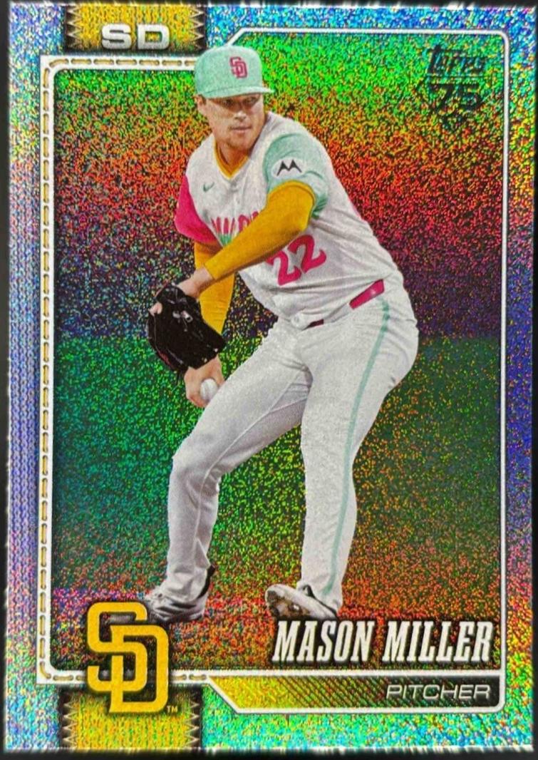 2026 Topps Mason Miller [Sandglitter] #179 card