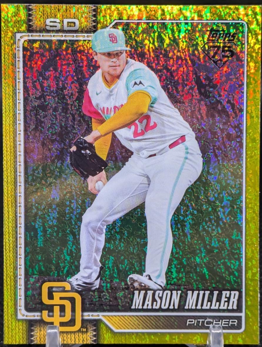 2026 Topps Mason Miller [Yellow Holo] #179 card