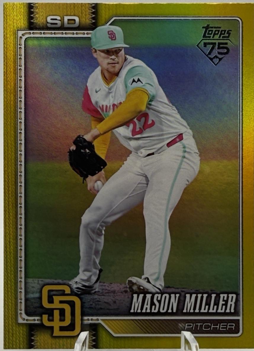 2026 Topps Mason Miller [Yellow Rainbow] #179 card