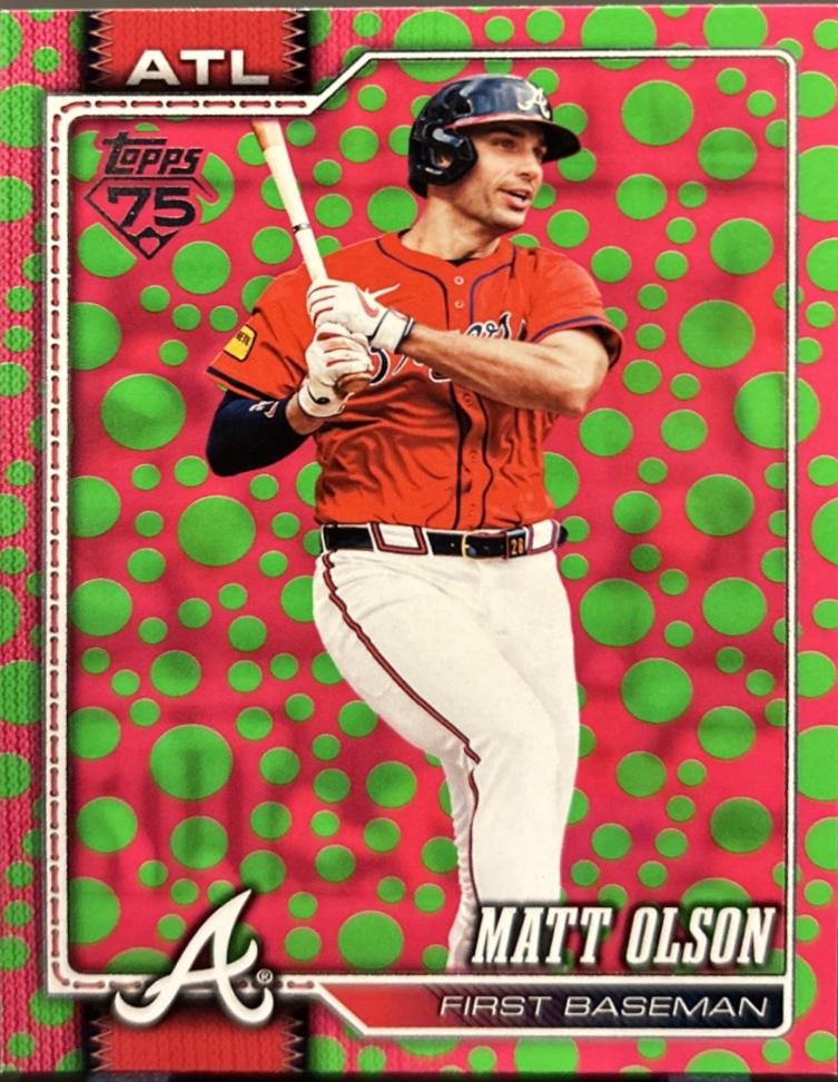2026 Topps Matt Olson [Green Diamante] #39 card