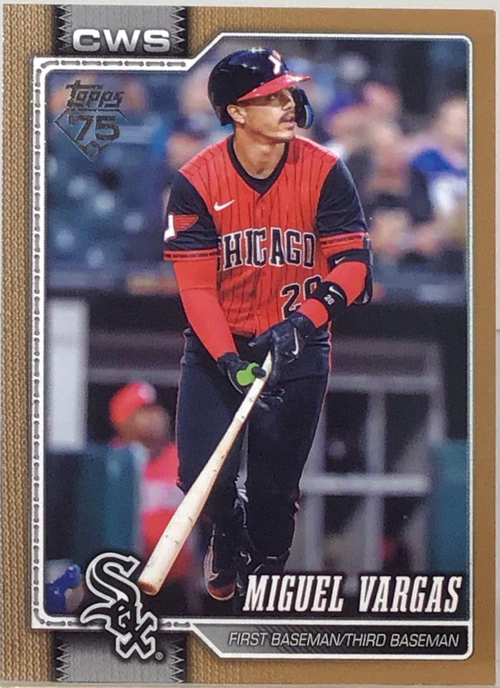 2026 Topps Miguel Vargas [Gold] #329 card