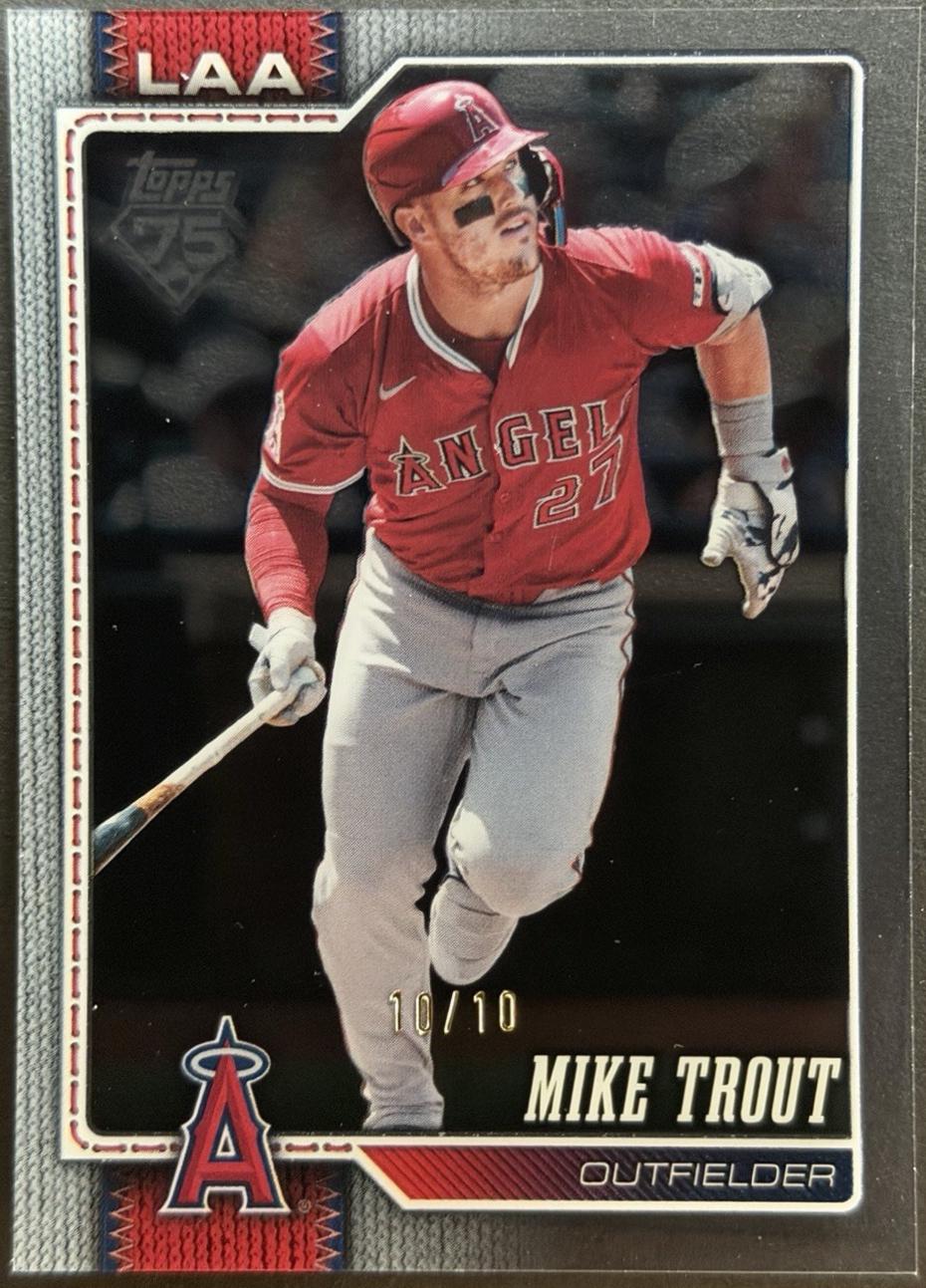 2026 Topps Mike Trout [Clear Variation] #350 card