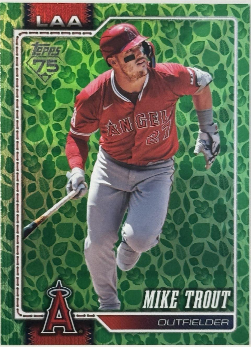 2026 Topps Mike Trout [Holiday Umbrellas] #350 card