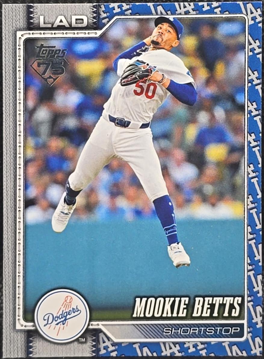 2026 Topps Mookie Betts [Team Color Border Variation] #41 card