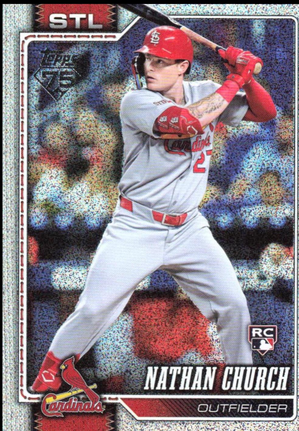 2026 Topps Nathan Church [Sandglitter] #24 card