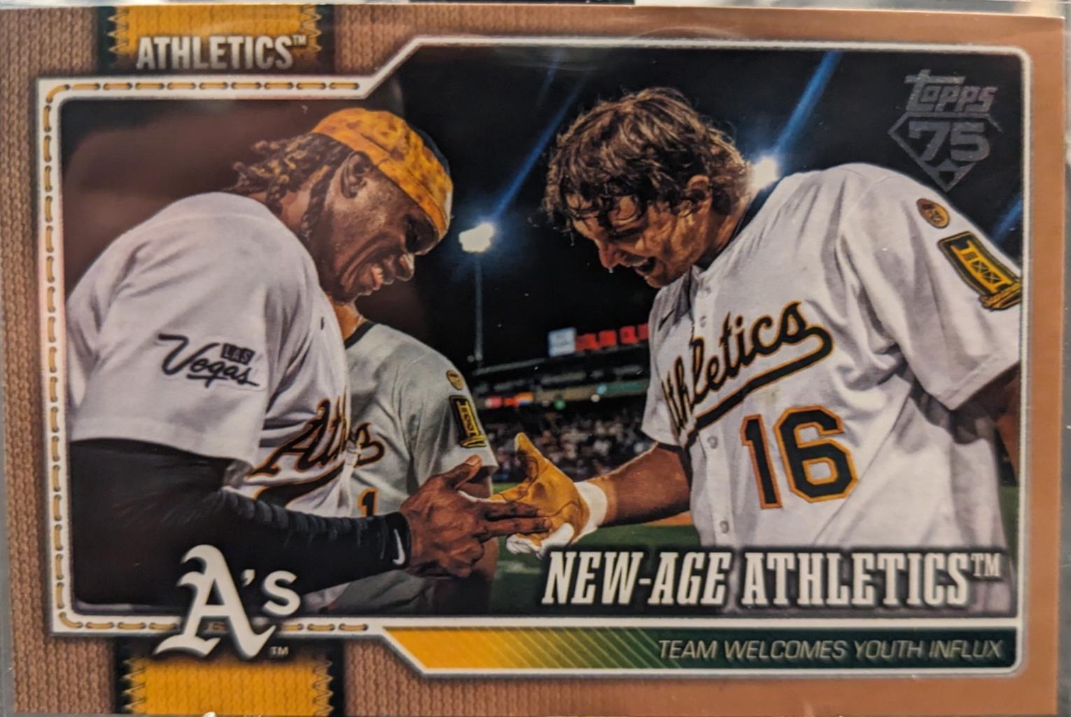2026 Topps New-Age Athletics [Gold] #122 card