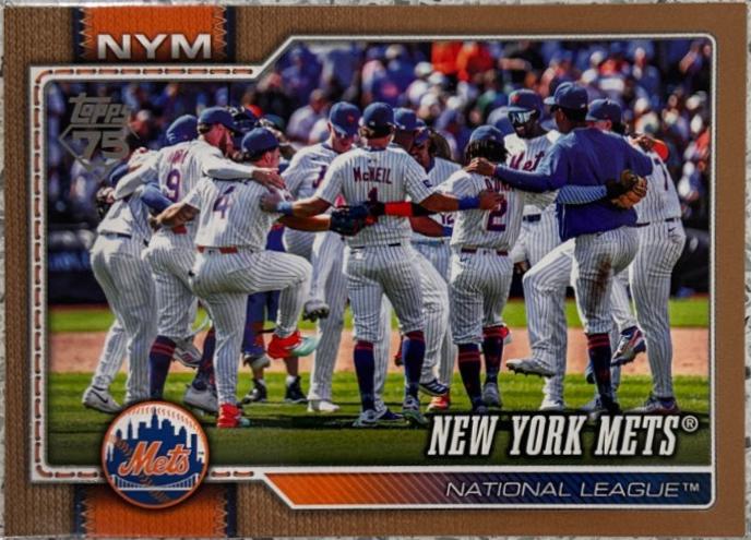2026 Topps New York Mets [Gold] #291 card