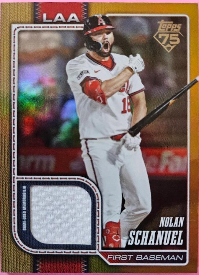 2026 Topps Nolan Schanuel [Gold Sandglitter] #43 card
