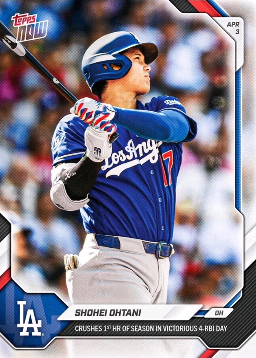 2026 Topps Now Shohei Ohtani #44 card