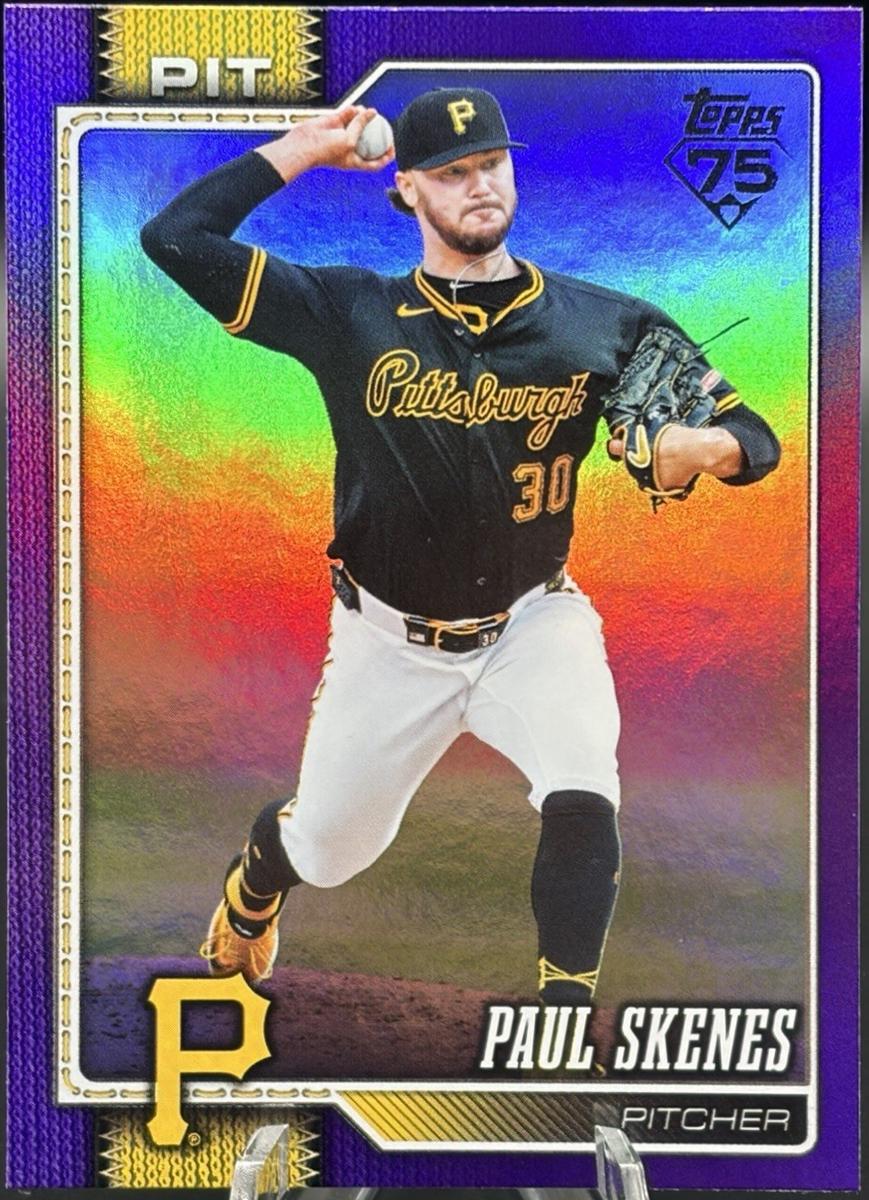 2026 Topps Paul Skenes [Purple Rainbow] #100 card