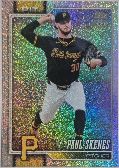 2026 Topps Paul Skenes [Sandglitter] #100 card