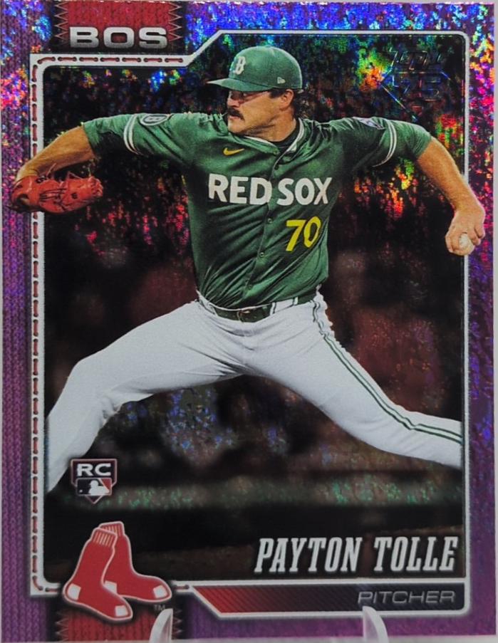 2026 Topps Payton Tolle [Pink Sandglitter] #15 card
