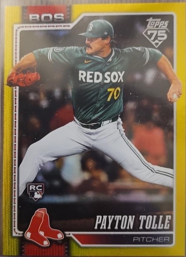 2026 Topps Payton Tolle [Yellow Rainbow] #15 card