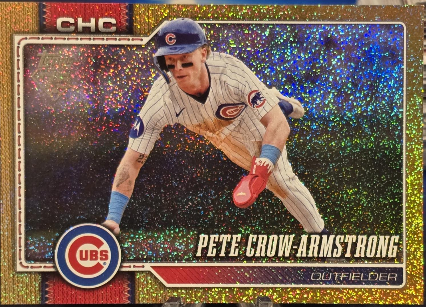 2026 Topps Pete Crow-Armstrong [Gold Sandglitter] #196 card