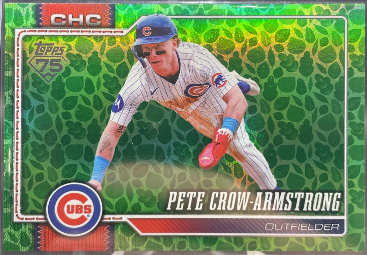2026 Topps Pete Crow-Armstrong [Holiday Green] #196 card