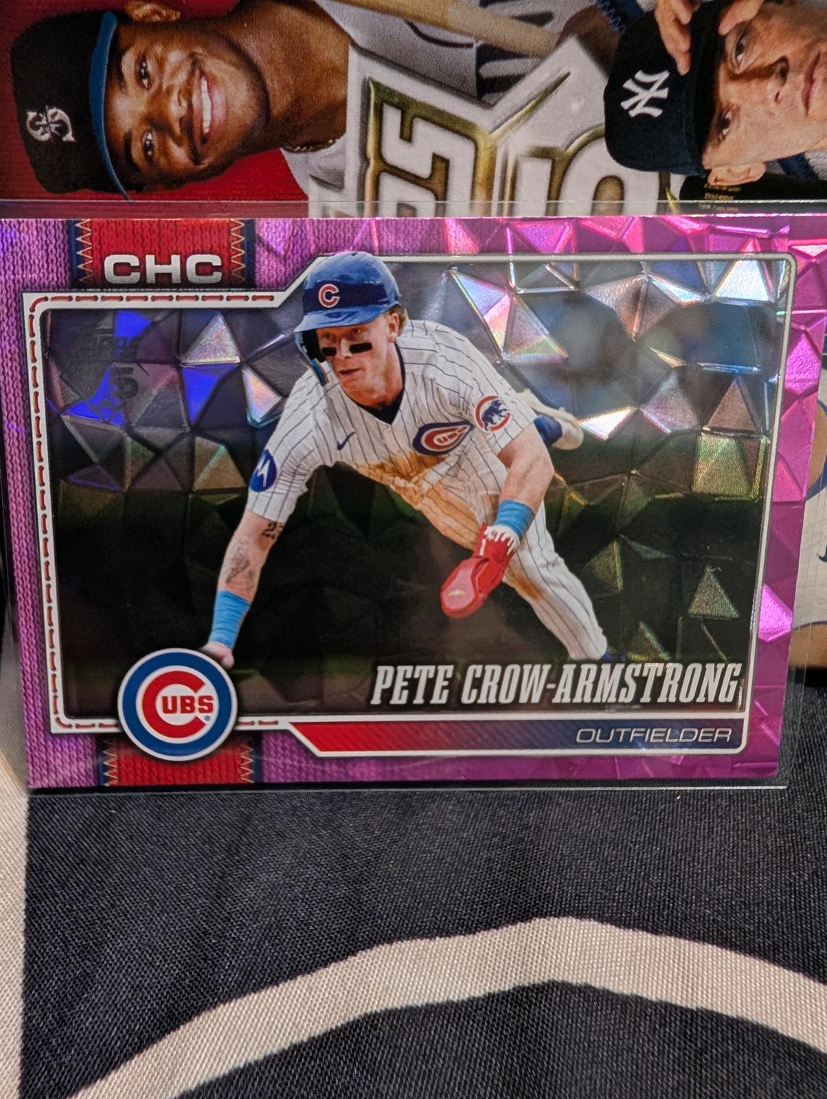2026 Topps Pete Crow-Armstrong [Pink Diamante] #196 card