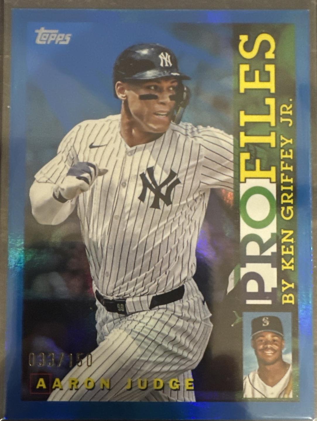 2026 Topps Profiles Aaron Judge [Blue Foil] #TP-18 card