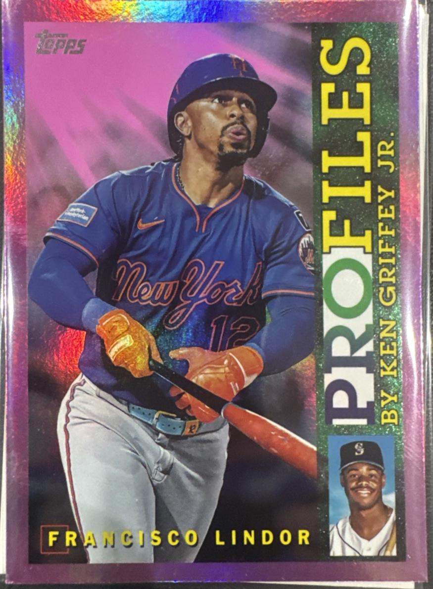 2026 Topps Profiles Francisco Lindor [Pink Foil] #TP-10 card