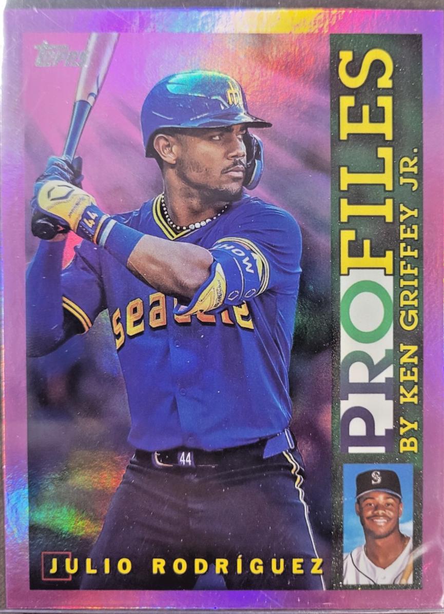 2026 Topps Profiles Julio Rodriguez [Pink Foil] #TP-21 card