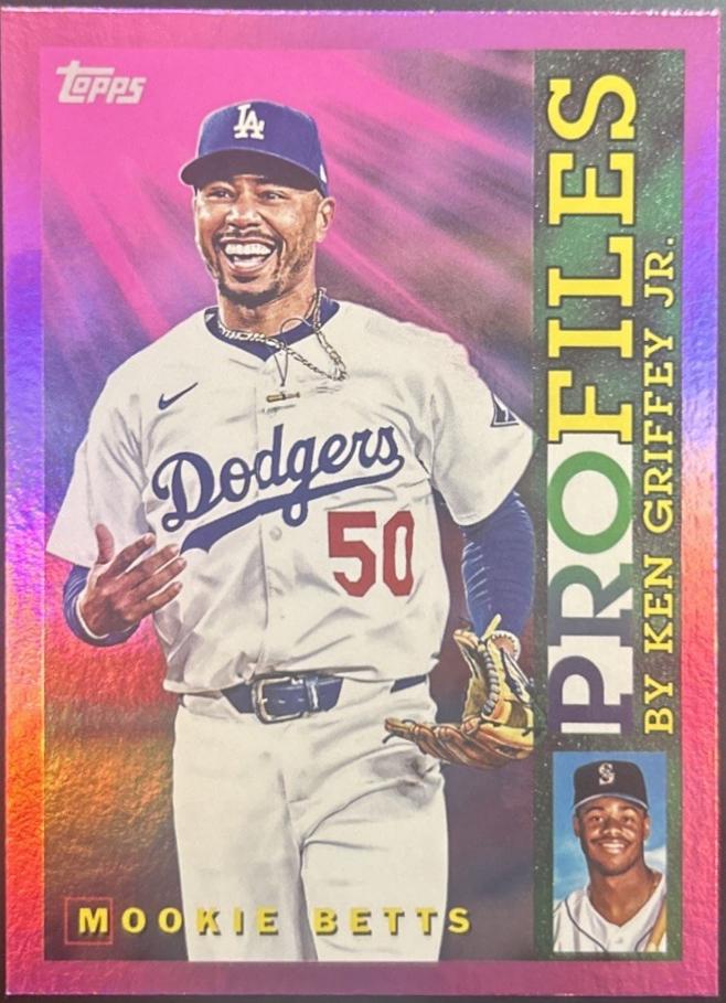 2026 Topps Profiles Mookie Betts [Pink Foil] #TP-8 card