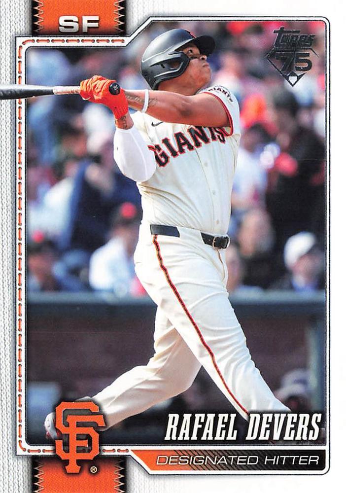2026 Topps Rafael Devers #219 card