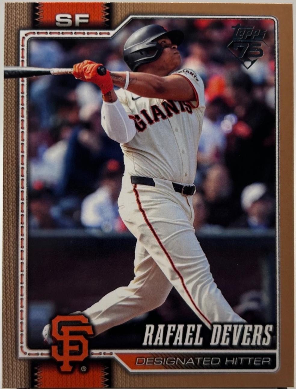 2026 Topps Rafael Devers [Gold] #219 card