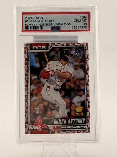2026 Topps Roman Anthony #189 card