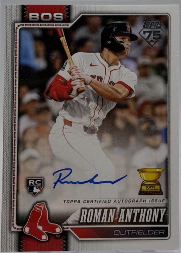 2026 Topps Roman Anthony [1952 Variation Autograph] #189 card
