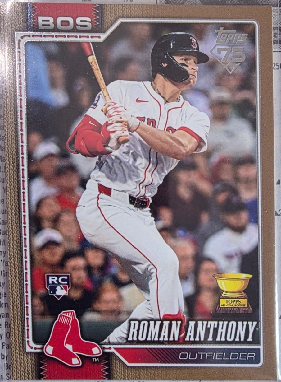 2026 Topps Roman Anthony [Gold] #189 card
