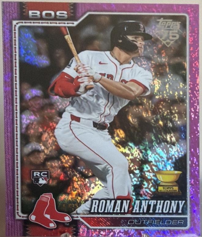 2026 Topps Roman Anthony [Pink Holo] #189 card