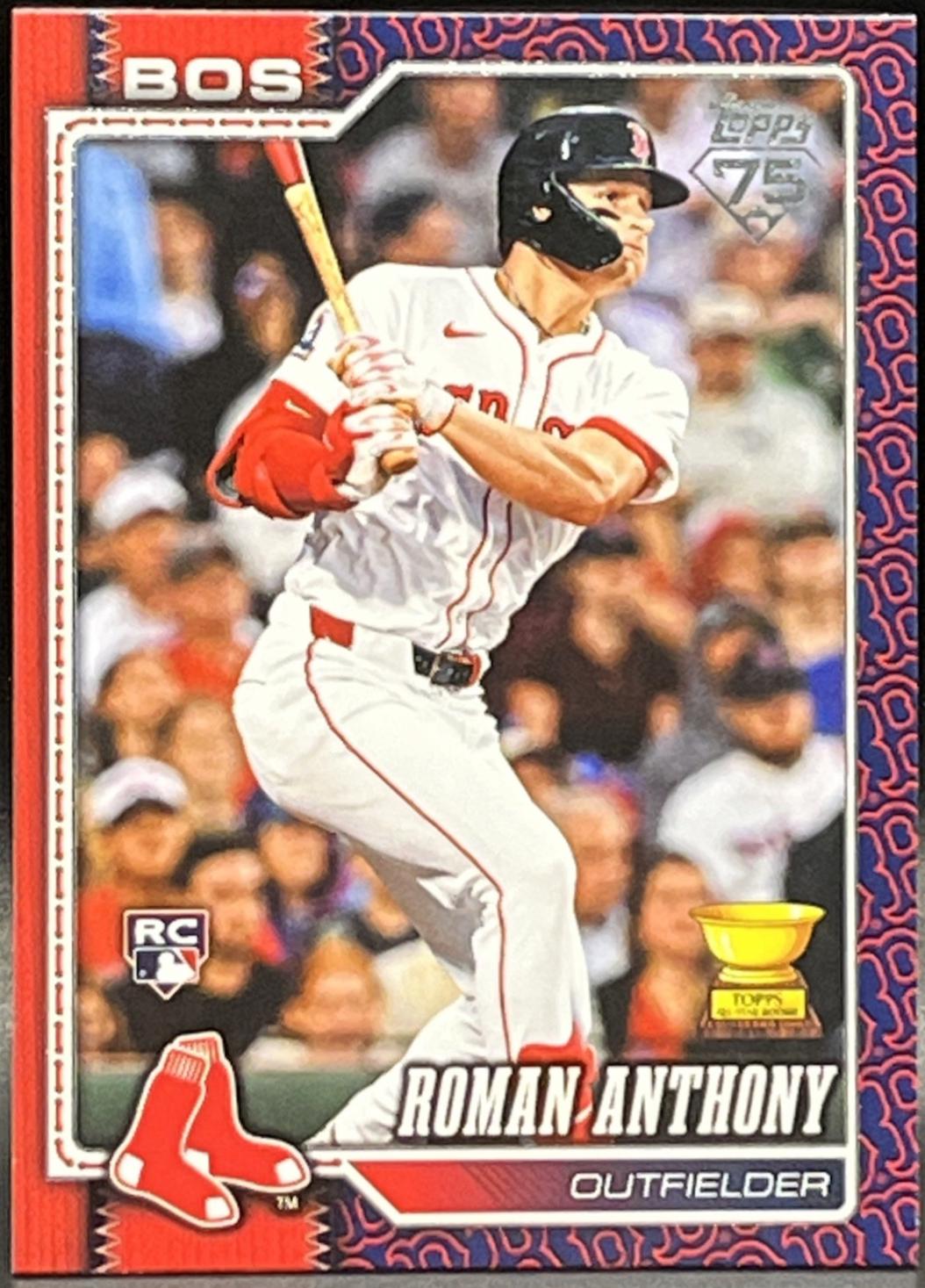 2026 Topps Roman Anthony [Team Color Border Variation] #189 card