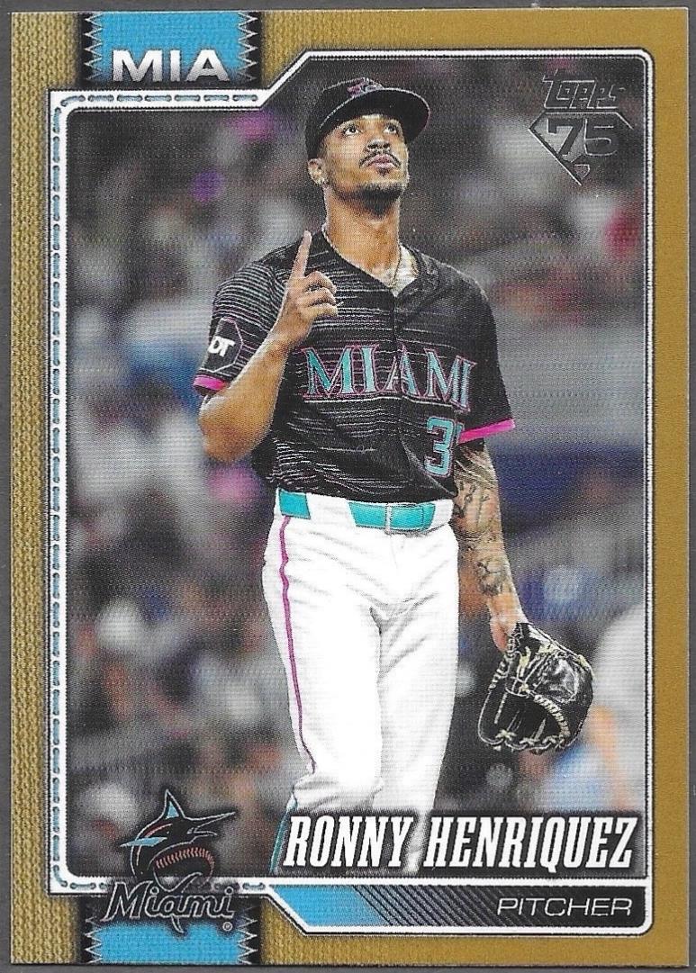 2026 Topps Ronny Henriquez [Gold] #290 card