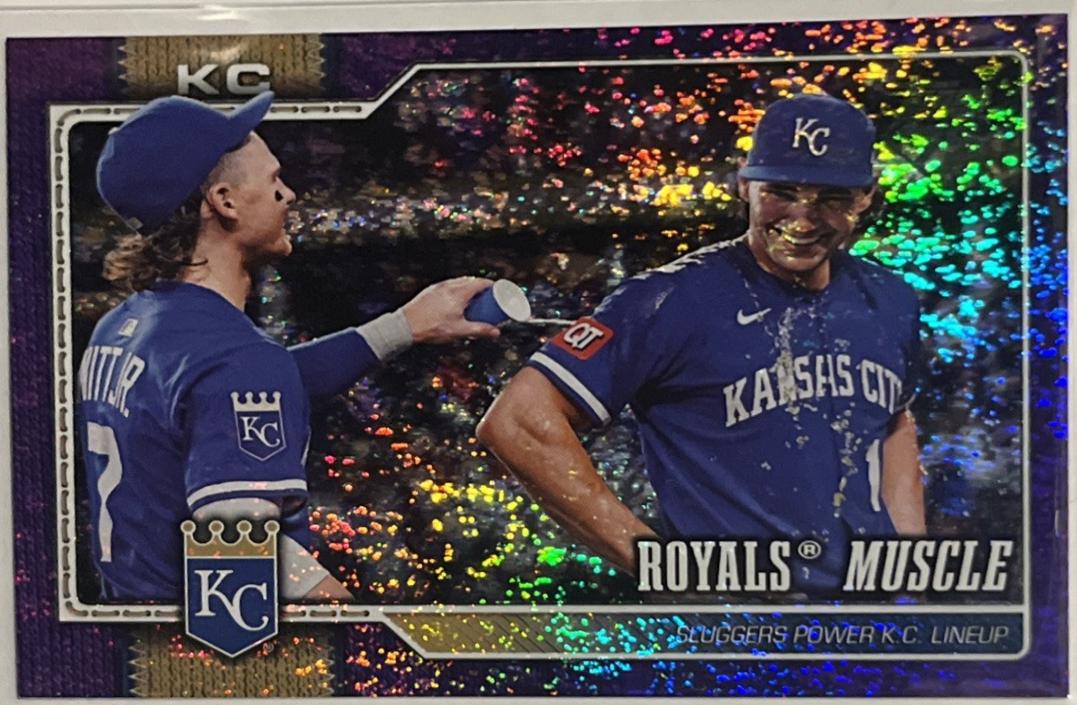 2026 Topps Royals Muscle [Purple Rainbow] #236 card