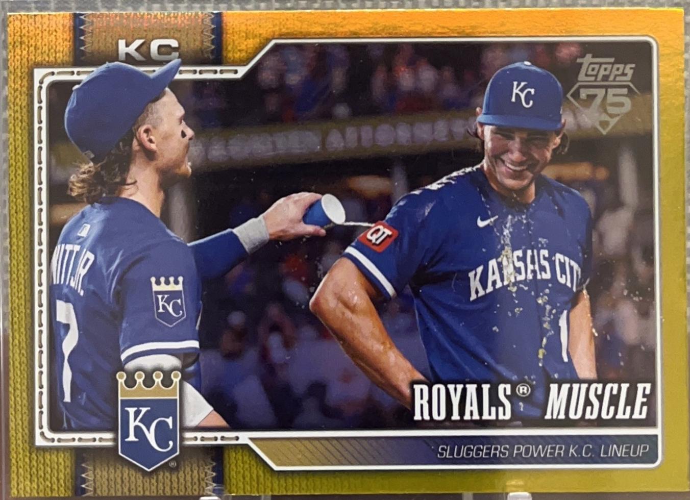 2026 Topps Royals Muscle [Yellow Rainbow] #236 card