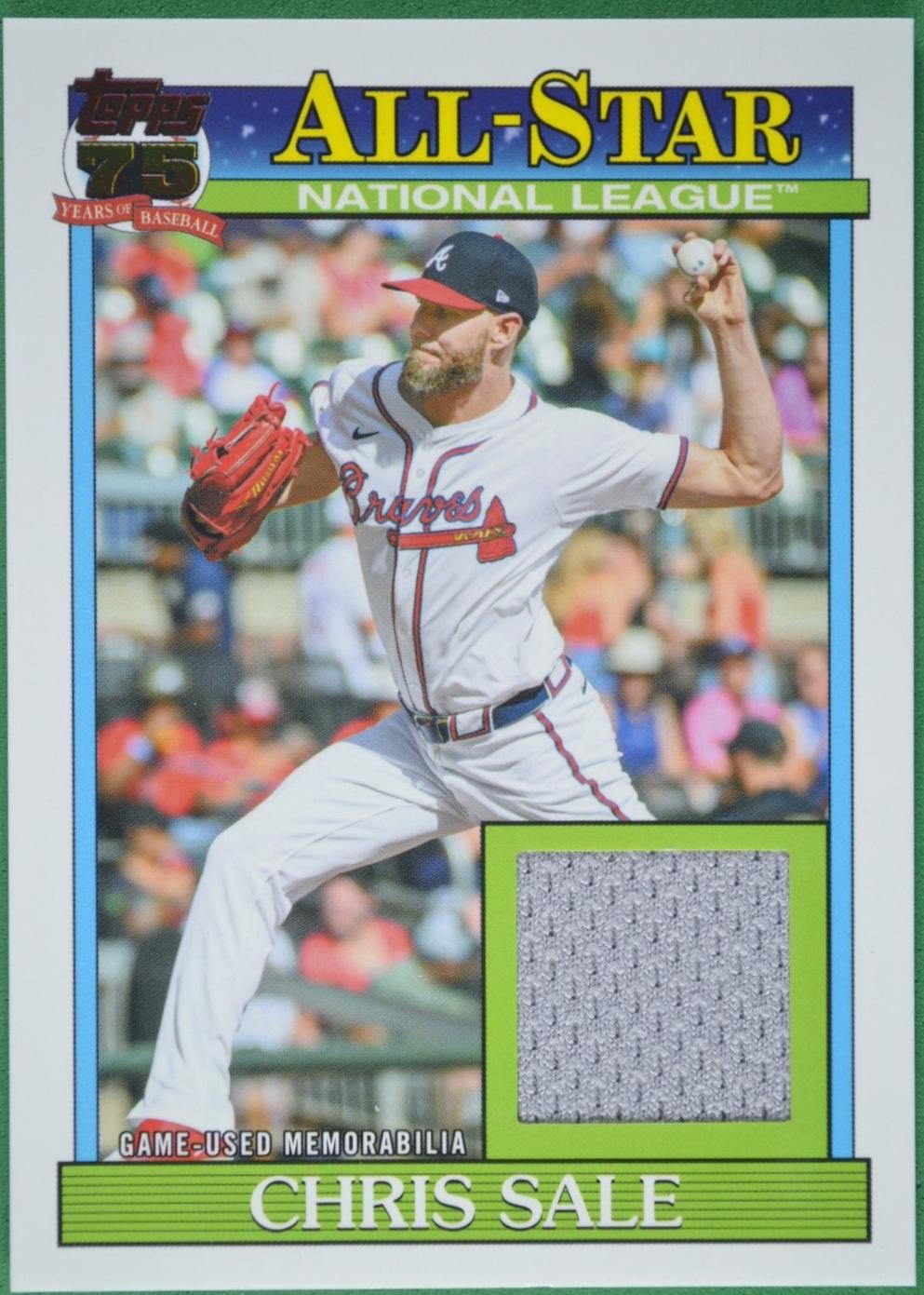 2026 Topps Series 2 1991 All-Star Relic Chris Sale #91ASR-CS card