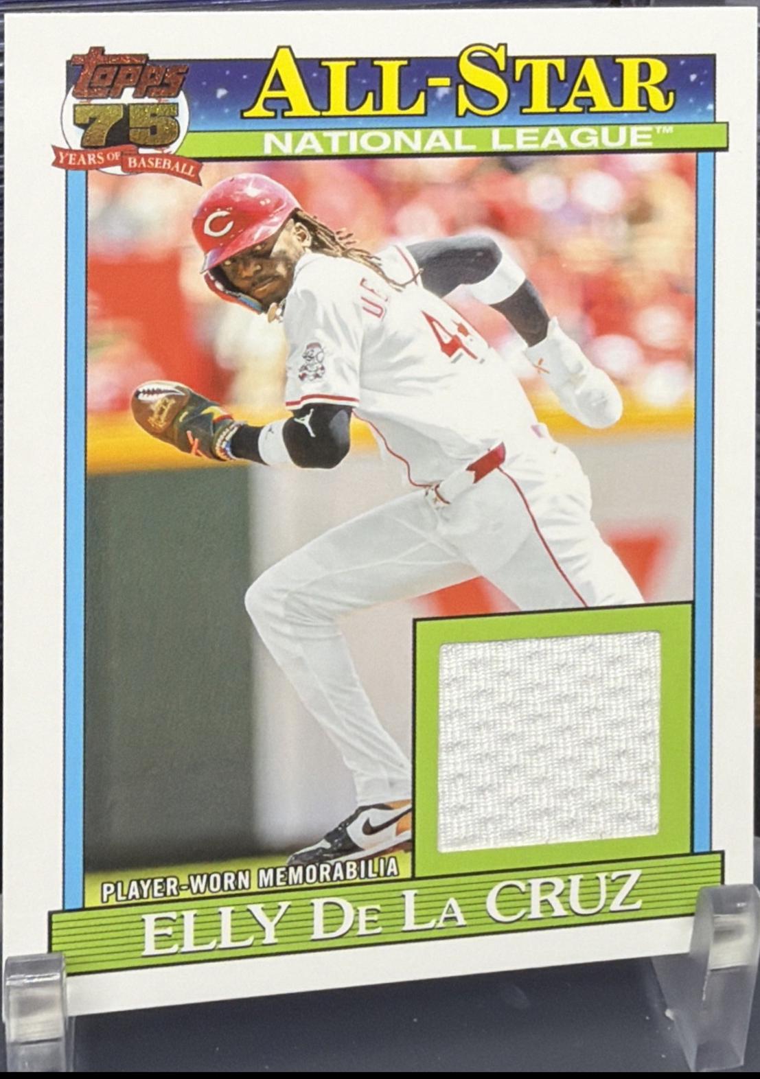 2026 Topps Series 2 1991 All-Star Relic Elly De La Cruz #91ASR-ED card