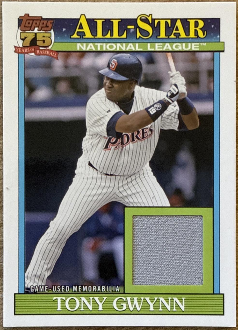 2026 Topps Series 2 1991 All-Star Relic Tony Gwynn #91ASR-TG card