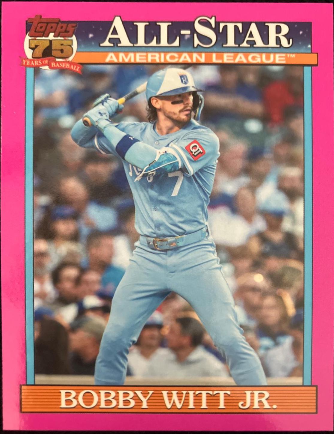 2026 Topps Series 2 1991 All-Stars Bobby Witt Jr. [Pink] #91AS-24 card