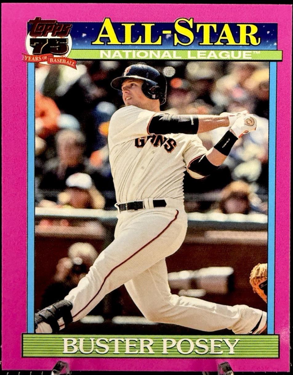 2026 Topps Series 2 1991 All-Stars Buster Posey [Pink] #91AS-18 card
