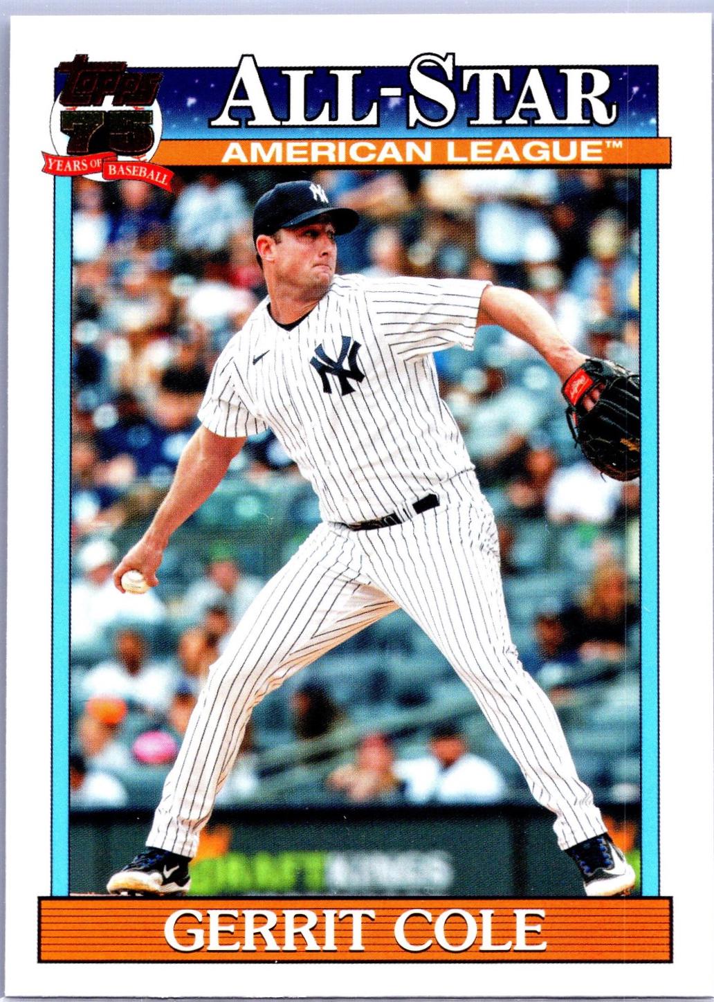2026 Topps Series 2 1991 All-Stars Gerrit Cole #91AS-43 card