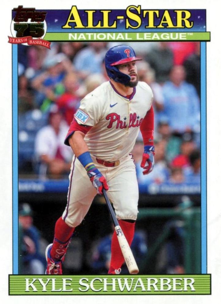 2026 Topps Series 2 1991 All-Stars Kyle Schwarber #91AS-3 card