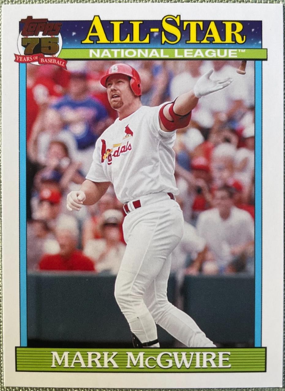 2026 Topps Series 2 1991 All-Stars Mark McGwire #91AS-44 card