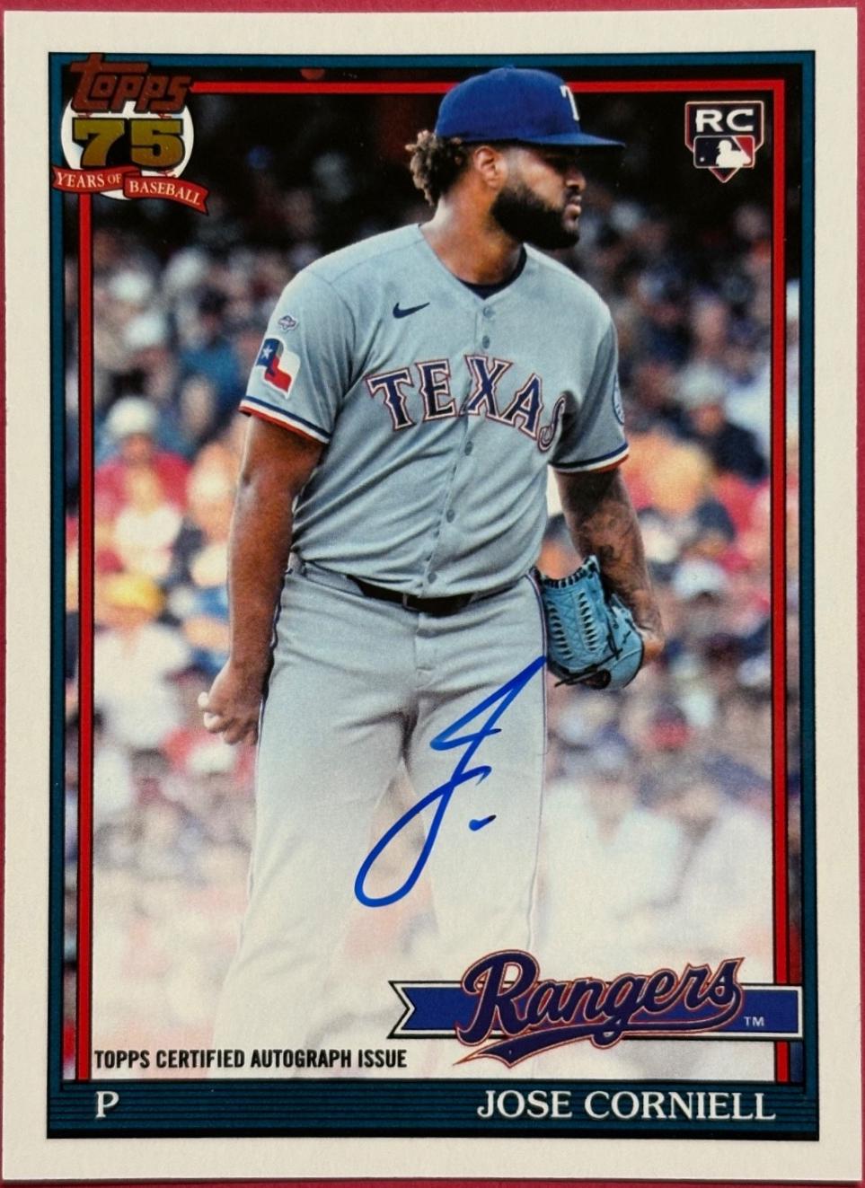 2026 Topps Series 2 1991 Autograph Jose Corniell #91B2-CO card
