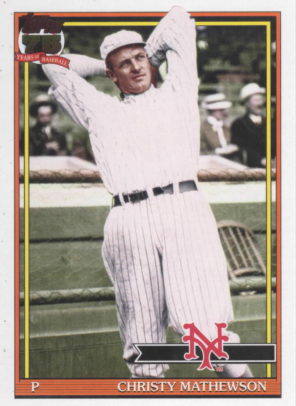 2026 Topps Series 2 1991 Christy Mathewson #91B2-31 card