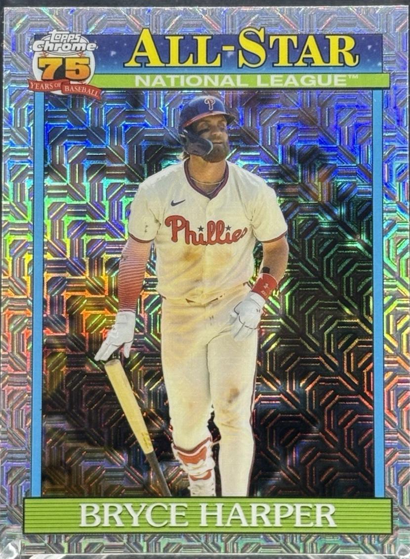 2026 Topps Series 2 1991 Chrome All-Star Bryce Harper #91ASC-40 card