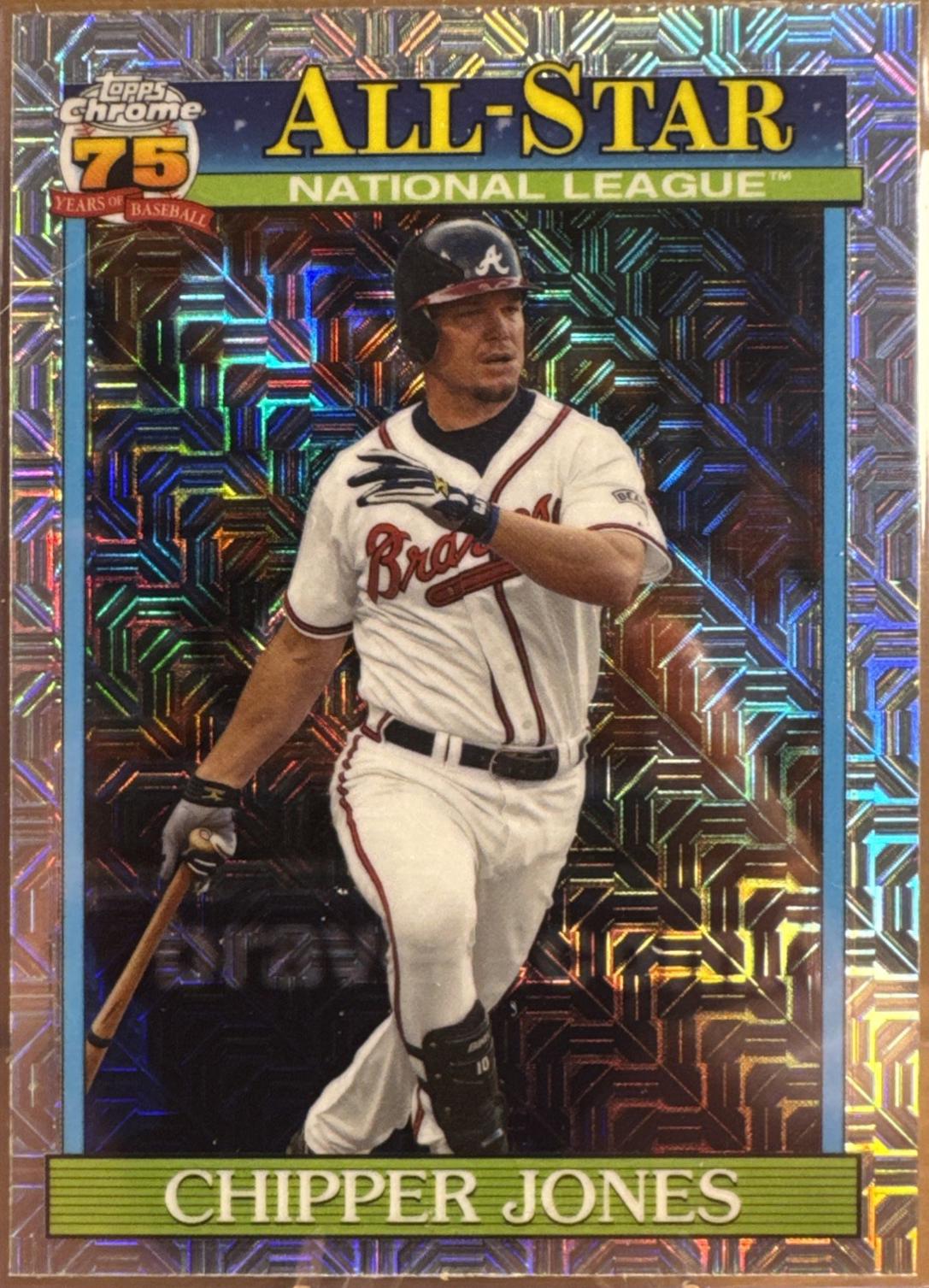 2026 Topps Series 2 1991 Chrome All-Star Chipper Jones [Mojo Autograph] #91ASC-3 card