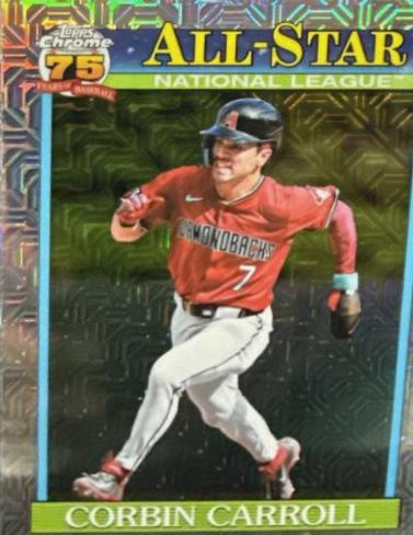 2026 Topps Series 2 1991 Chrome All-Star Corbin Carroll #91ASC-8 card