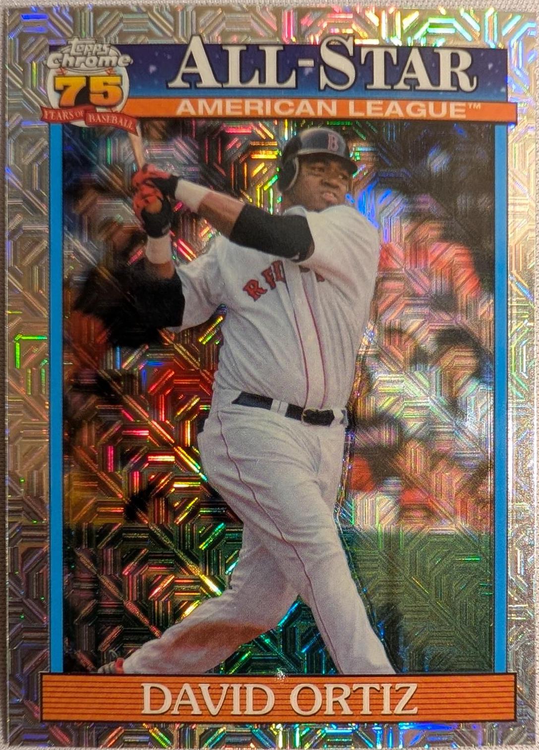 2026 Topps Series 2 1991 Chrome All-Star David Ortiz #91ASC-4 card