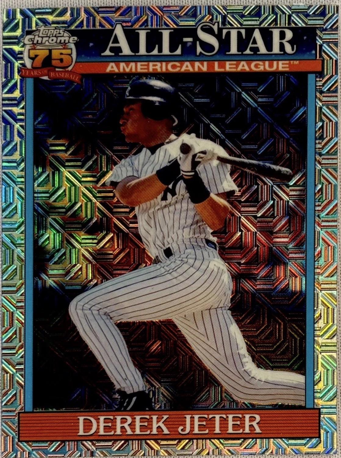 2026 Topps Series 2 1991 Chrome All-Star Derek Jeter [Mojo Autograph] #91ASC-15 card